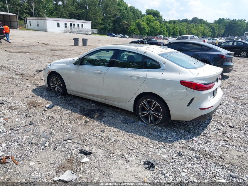 Vin: wba53ak02n7k52196, lot: 45863126, bmw 228 gran coupe i sdrive 20223