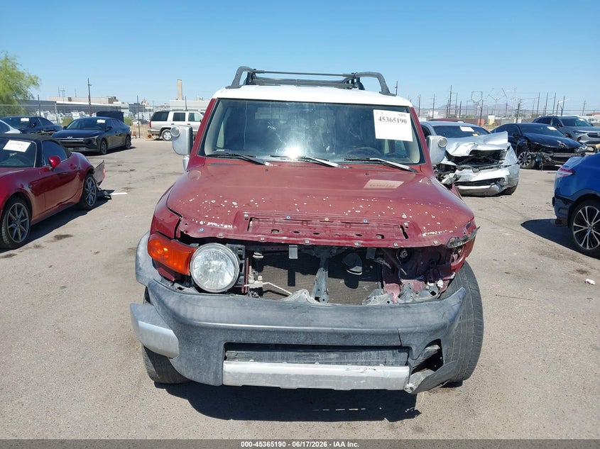 2008 Toyota Fj Cruiser VIN: JTEBU11F08K019729 Lot: 45365190