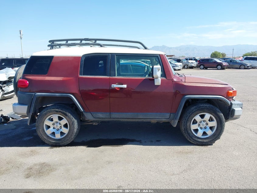 2008 Toyota Fj Cruiser VIN: JTEBU11F08K019729 Lot: 45365190