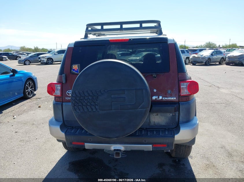 2008 Toyota Fj Cruiser VIN: JTEBU11F08K019729 Lot: 45365190