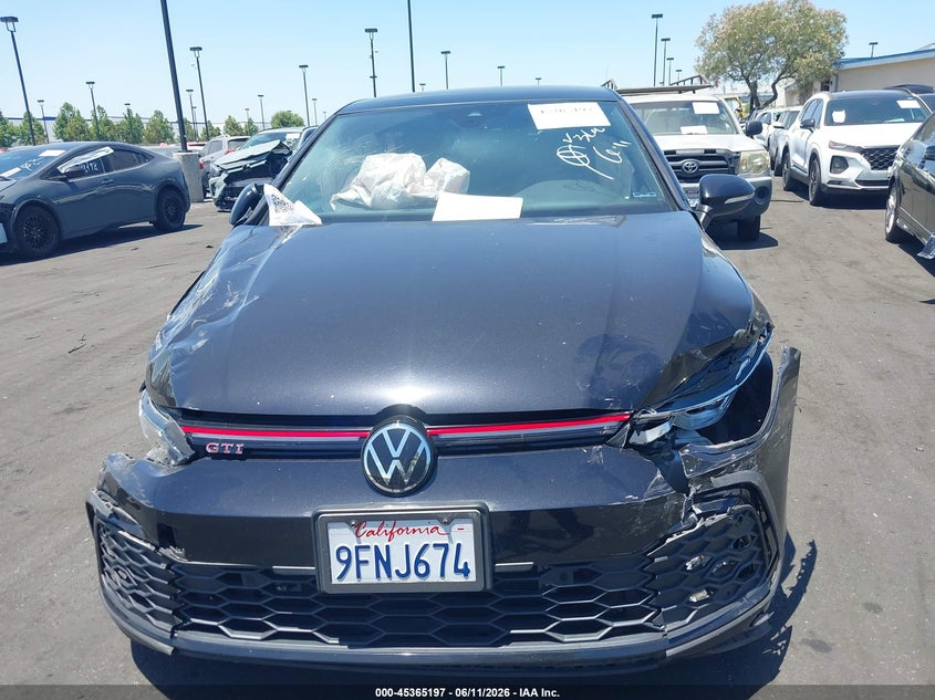 2023 Volkswagen Golf Gti 2.0T Se VIN: WVW3A7CDXPW145670 Lot: 45365197