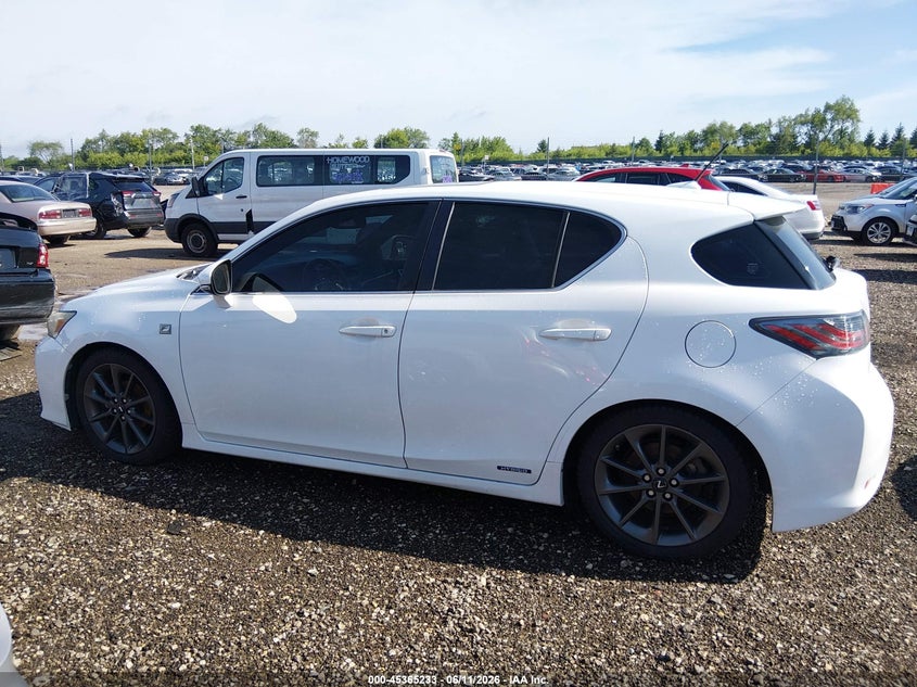 2013 Lexus Ct 200H VIN: JTHKD5BH3D2136659 Lot: 45365233