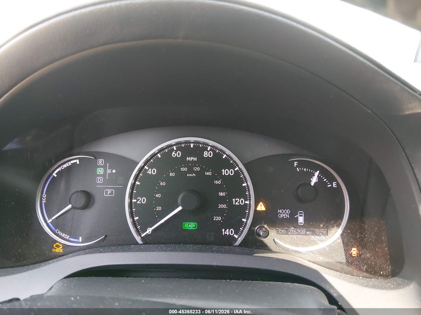 2013 Lexus Ct 200H VIN: JTHKD5BH3D2136659 Lot: 45365233