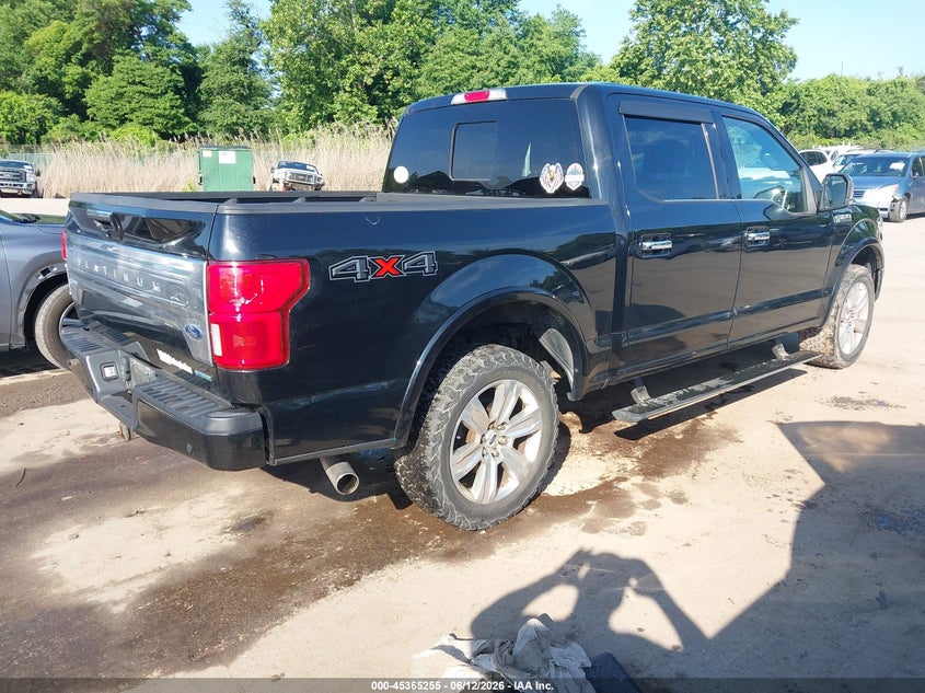 Vin: 1ftew1eg5jfd91399, lot: 45863216, ford f-150 platinum 20184