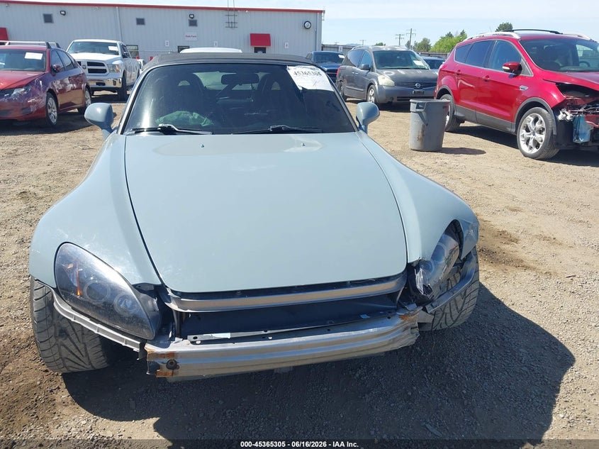 2000 HONDA S CABRIO 2.0L I-4 DOHC, VVT, 240HP