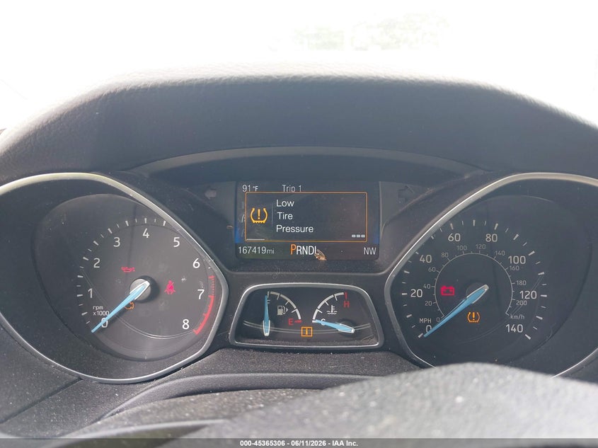 2018 FORD FOCUS HATCHBACK 2.0L I-4 DI, DOHC, VVT, 160HP