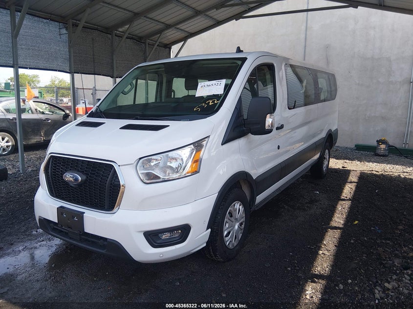 Vin: 1fbax2y82nka67348, lot: 45863282, ford transit-350 passenger van xlt 20222
