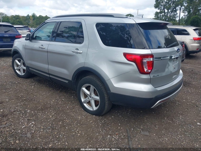 Vin: 1fm5k8d8xggb77246, lot: 45863294, ford explorer xlt 20163