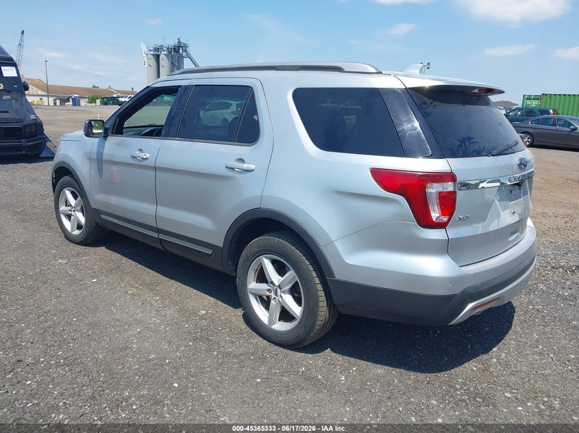 Vin: 1fm5k8d8xggb77246, lot: 45863294, ford explorer xlt 20163