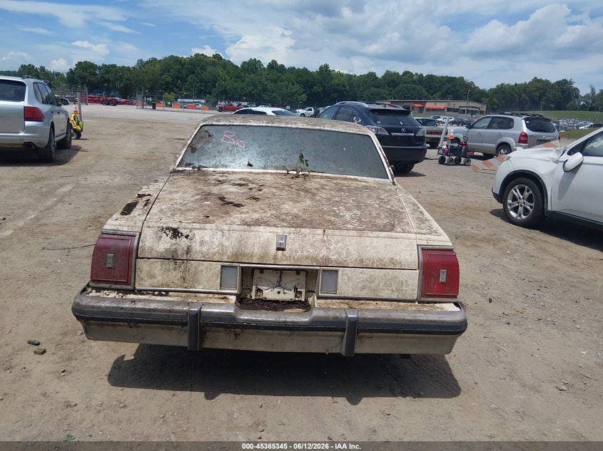 1980 Oldsmobile Cutlass VIN: 3N69YAX172437 Lot: 45365345