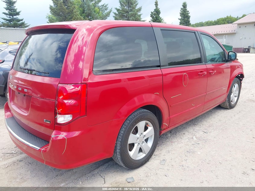 Vin: 2c4rdgbg2dr799063, lot: 45863376, dodge grand caravan se 20134