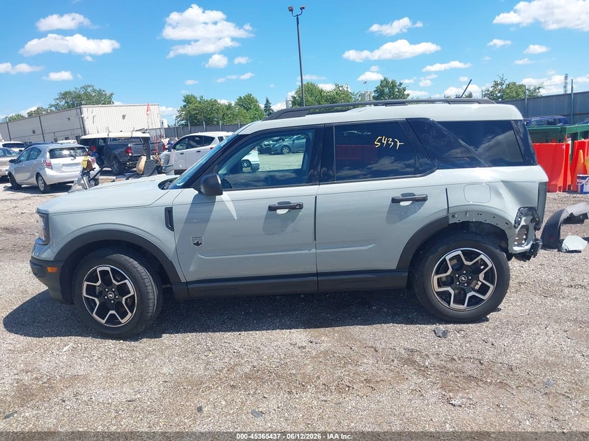 2022 FORD BRONCO SPORT SPORT UTILITY VEHICLE 1.5L I-3 DI, DOHC, VVT, TURBO, 181HP