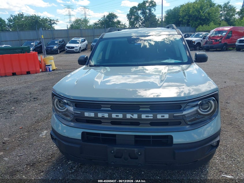 2022 FORD BRONCO SPORT SPORT UTILITY VEHICLE 1.5L I-3 DI, DOHC, VVT, TURBO, 181HP