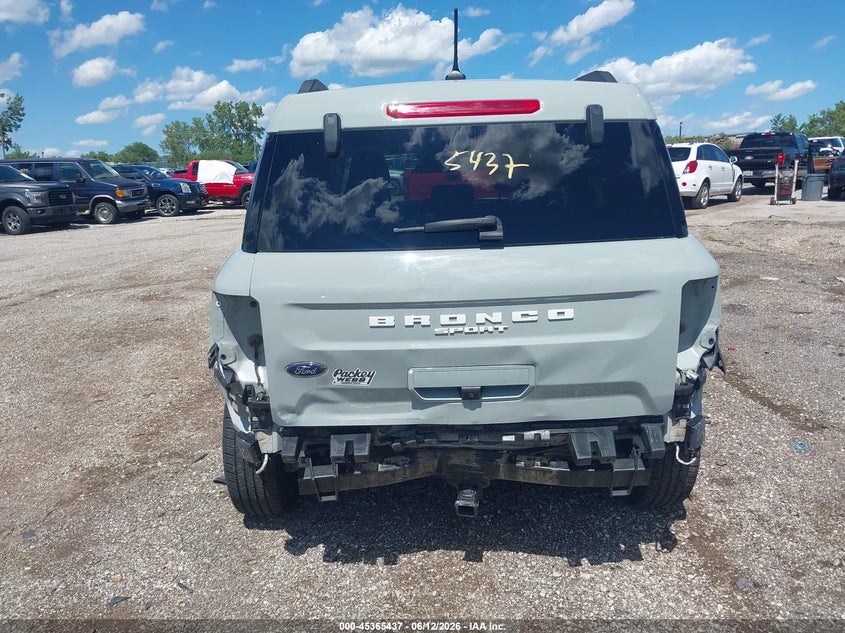 2022 FORD BRONCO SPORT SPORT UTILITY VEHICLE 1.5L I-3 DI, DOHC, VVT, TURBO, 181HP