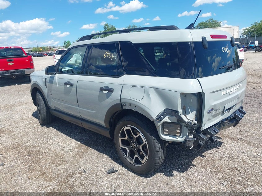 2022 FORD BRONCO SPORT SPORT UTILITY VEHICLE 1.5L I-3 DI, DOHC, VVT, TURBO, 181HP