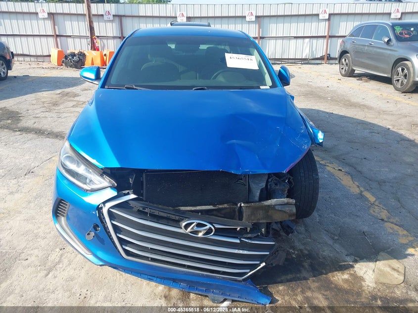 HYUNDAI ELANTRA 2018 VIN KMHD84LF3JU657334