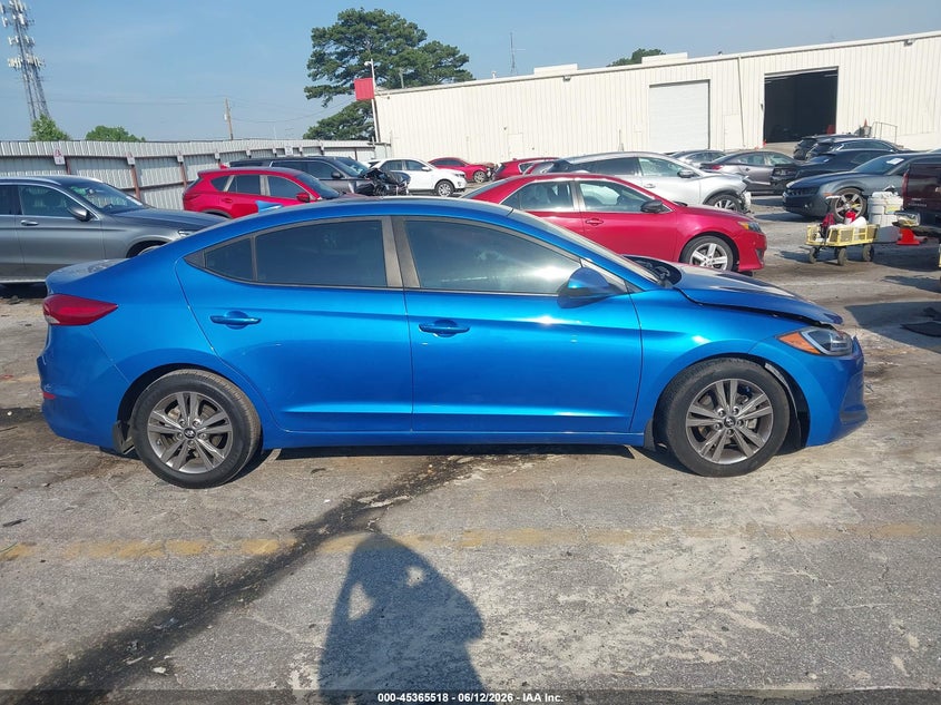 HYUNDAI ELANTRA 2018 VIN KMHD84LF3JU657334