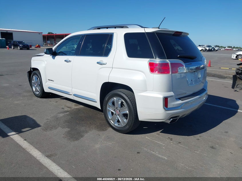 Vin: 2gkalrek0g6321309, lot: 45863481, gmc terrain denali 20163
