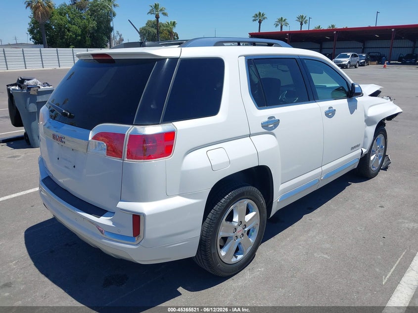 Vin: 2gkalrek0g6321309, lot: 45863481, gmc terrain denali 20164