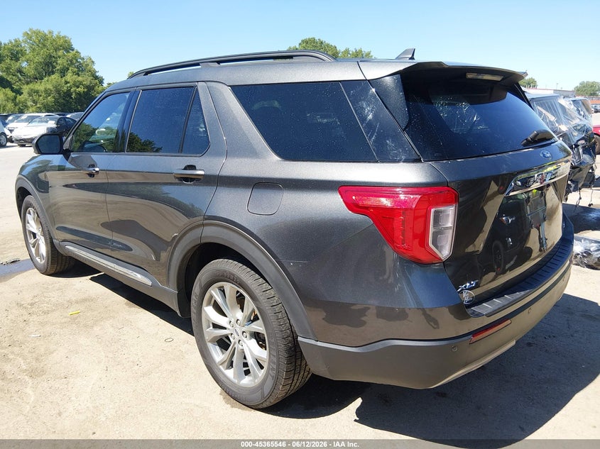 Vin: 1fmsk8dh6lga87394, lot: 45863507, ford explorer xlt 20203