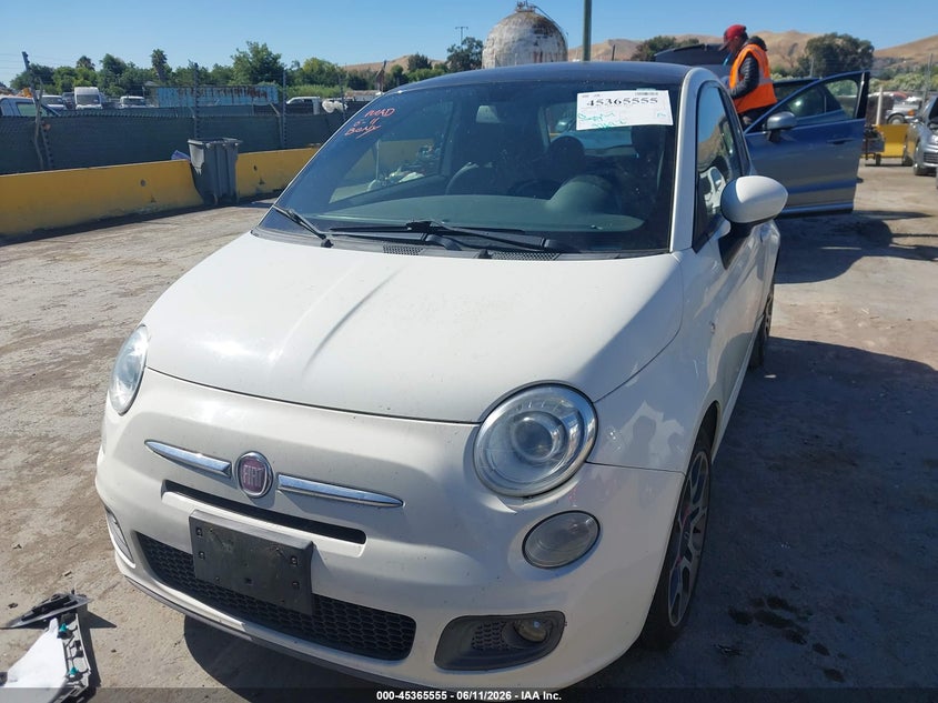 2012 Fiat 500 Sport VIN: 3C3CFFBR7CT313536 Lot: 45365555