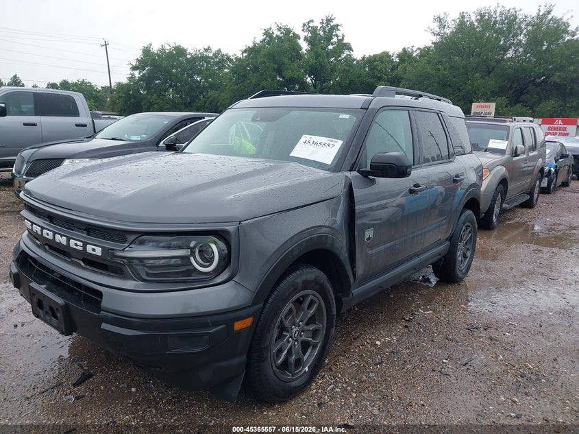 Vin: 3fmtr9b69prd70202, lot: 45863518, ford bronco sport big bend 20232