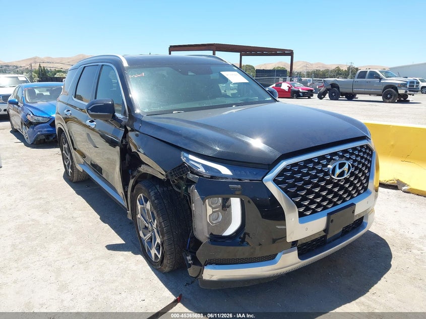 VIN KM8R74HE0MU333075 2021 HYUNDAI PALISADE CALLIGRAPHY