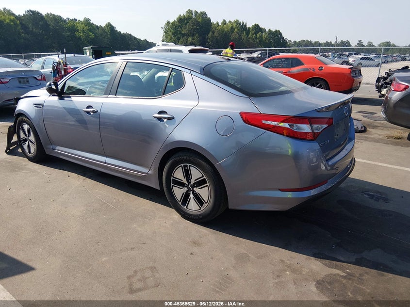 Vin: knagm4ad4b5003448, lot: 45863590, kia optima hybrid ex 20113