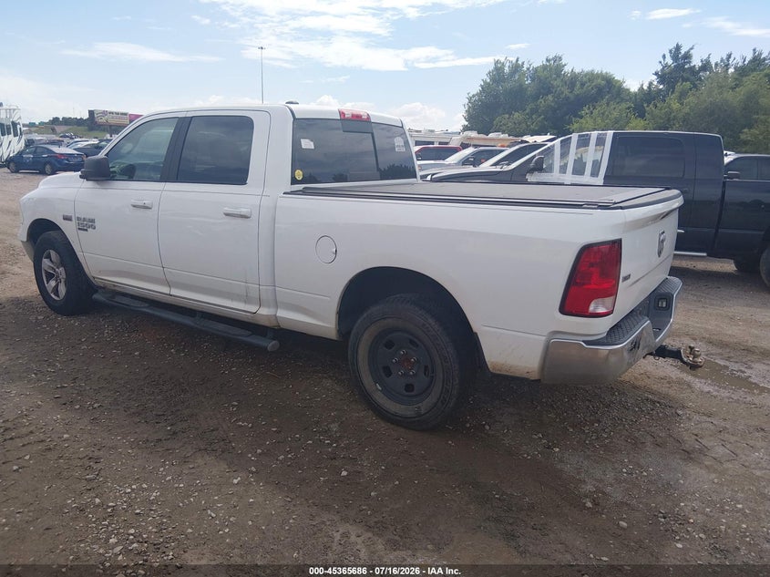 Vin: 1c6rr6ttxks613103, lot: 45863647, ram 1500 classic slt  4x2 6'4 box 20193