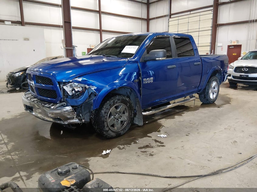 Vin: 1c6rr7lm9gs244319, lot: 45863713, ram 1500 slt 20162
