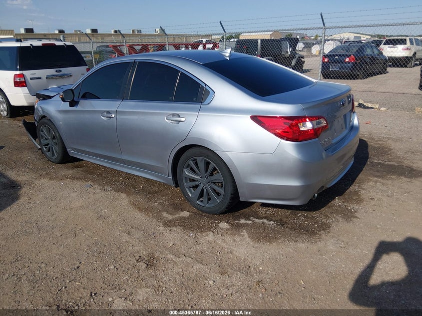 Vin: 4s3bnan68g3010863, lot: 45863748, subaru legacy 2.5i limited 20163
