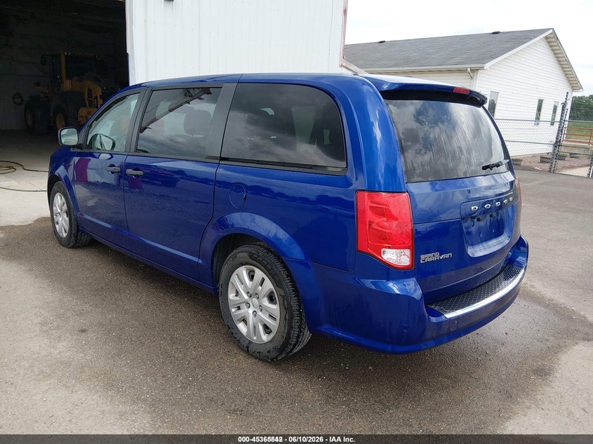 Vin: 2c4rdgbg1lr236357, lot: 45863803, dodge grand caravan se 20203
