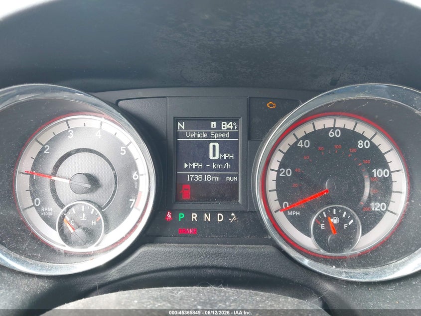 2017 DODGE CARAVAN VAN 3.6L V-6 DOHC, VVT, 283HP