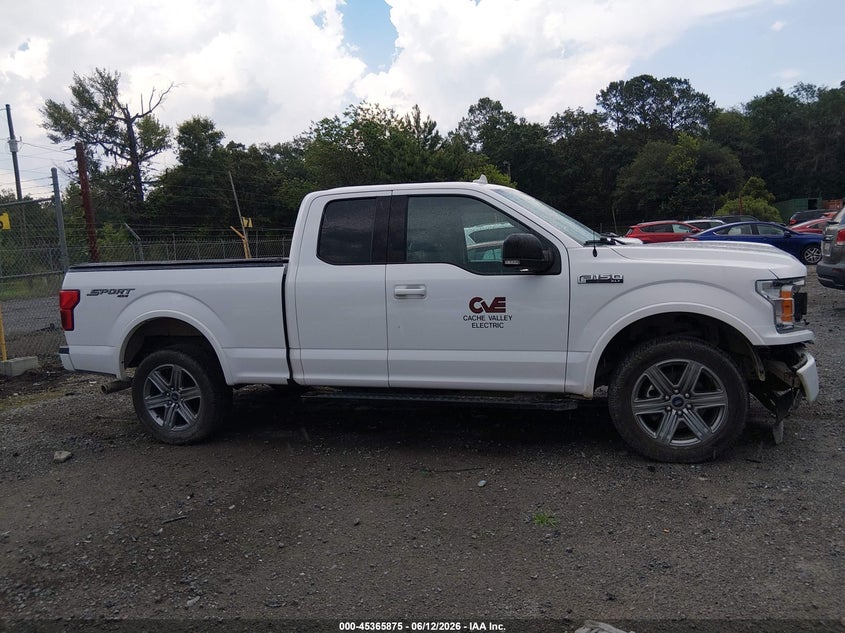 VIN 1FTEX1EP0JKF52374 2018 FORD F-150 XLT