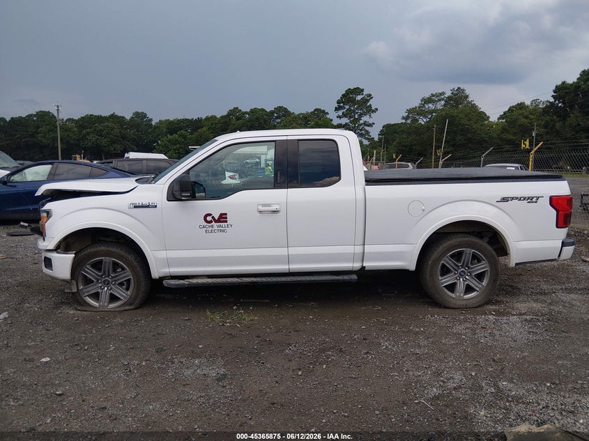 VIN 1FTEX1EP0JKF52374 2018 FORD F-150 XLT
