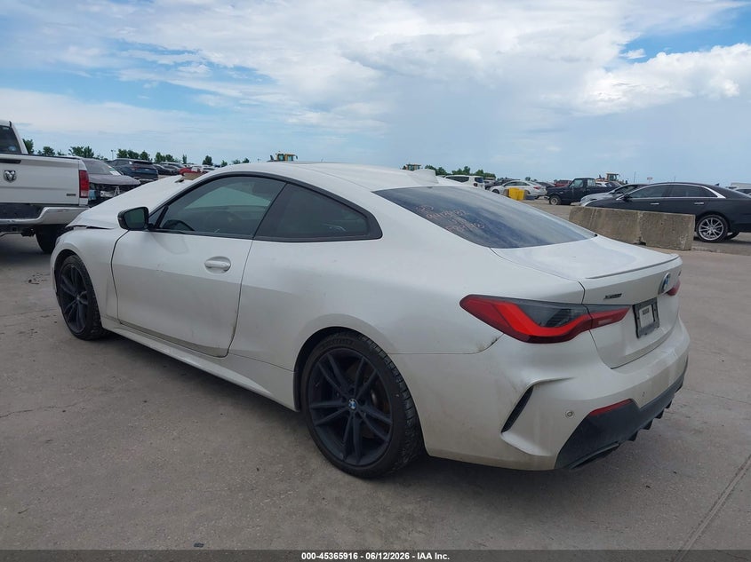 Vin: wba13ar03mcf89148, lot: 45863877, bmw m440i xdrive 20213
