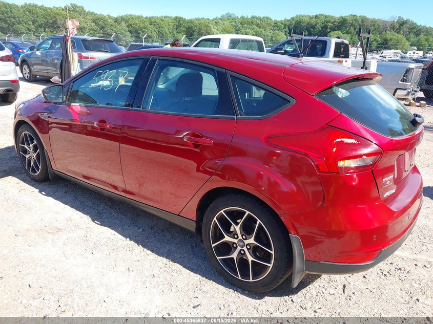 Vin: 1fadp3m2xhl214682, lot: 45863898, ford focus sel 20173