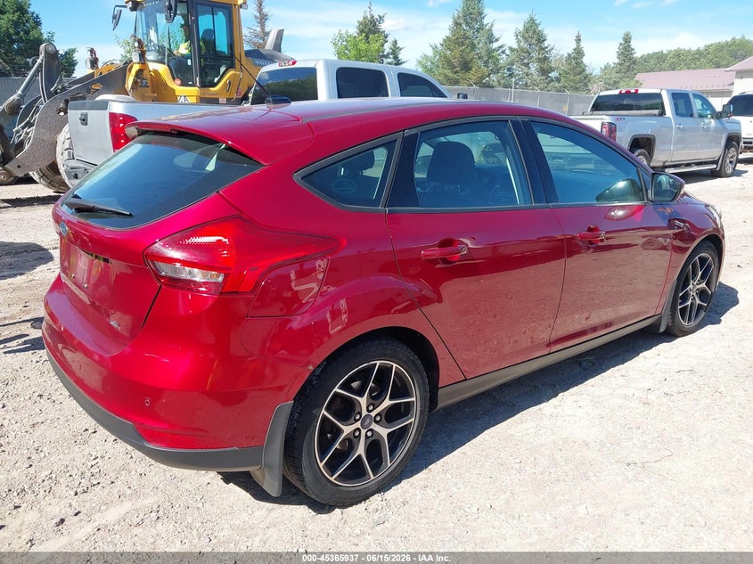 Vin: 1fadp3m2xhl214682, lot: 45863898, ford focus sel 20174