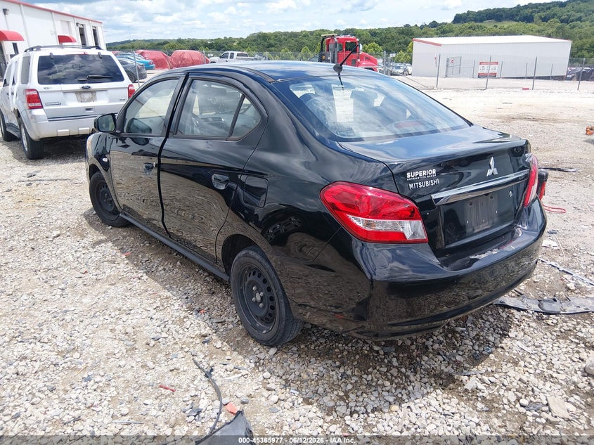 2020 MITSUBISHI MIRAGE G4 auction photo 3