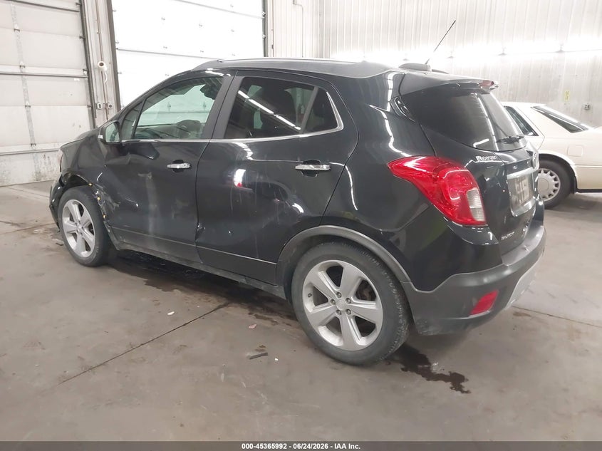 Vin: kl4cjgsb4fb052546, lot: 45863953, buick encore leather 20153