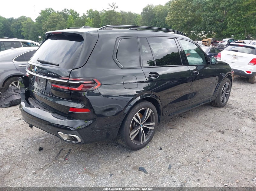 Vin: 5ux23em04p9p67524, lot: 45863980, bmw x7 xdrive40i 20234