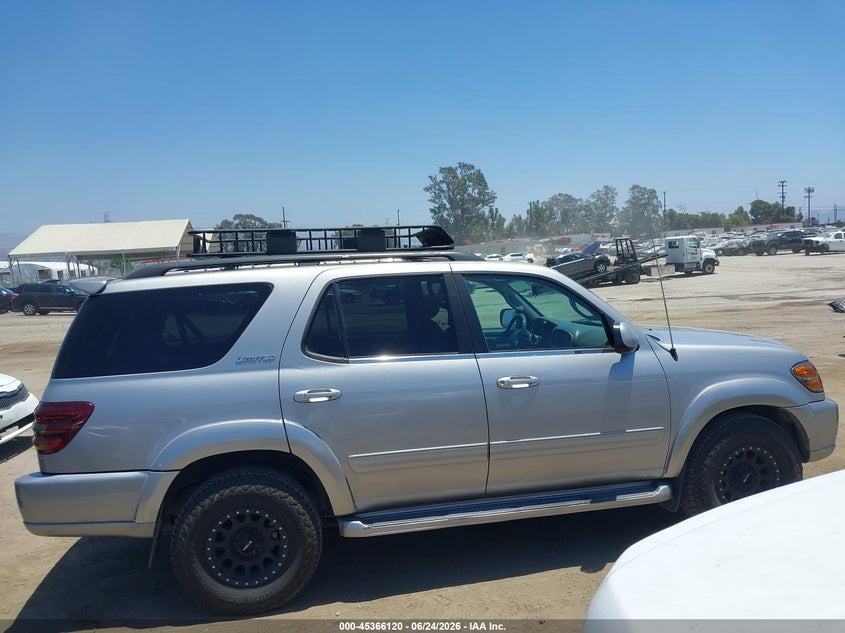2002 Toyota Sequoia Limited V8 VIN: 5TDZT38A42S091383 Lot: 45366120