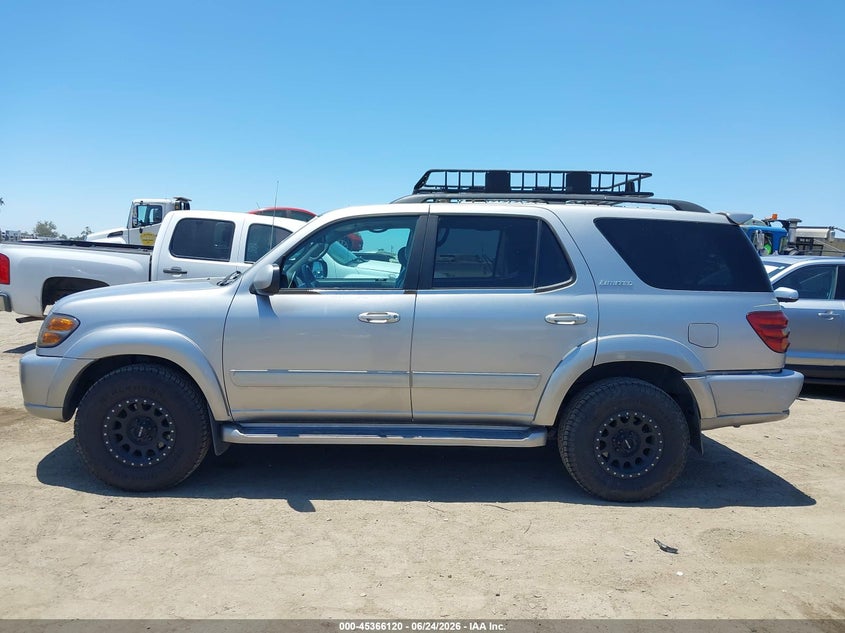 2002 Toyota Sequoia Limited V8 VIN: 5TDZT38A42S091383 Lot: 45366120
