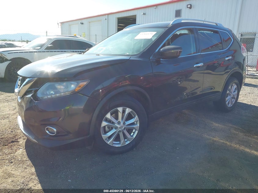 2016 Nissan Rogue Sv KNMAT2MV9GP642747 photo 1
