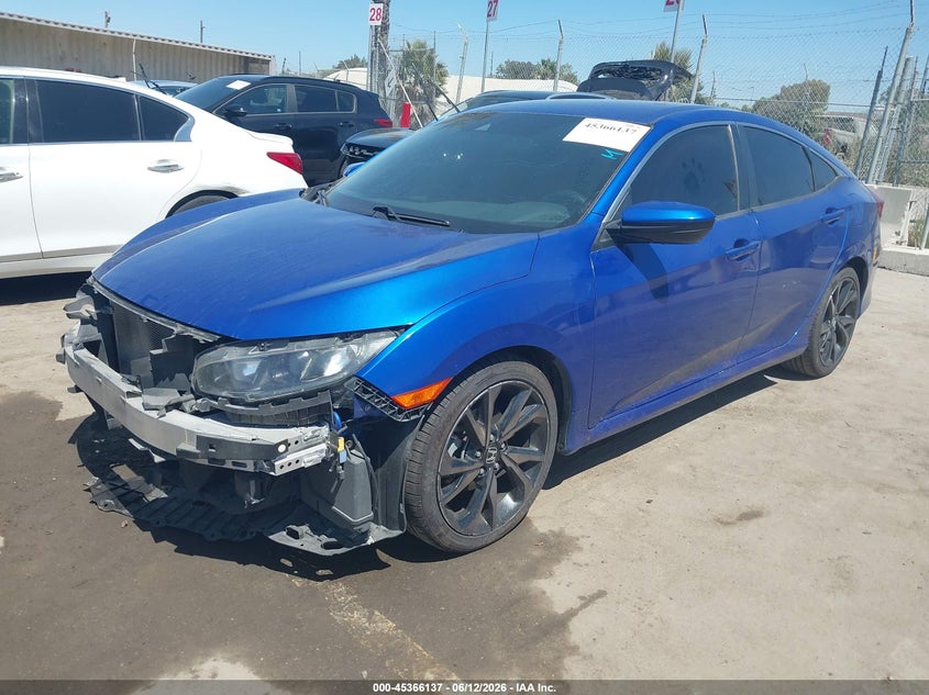 2019 HONDA CIVIC auction photo 2
