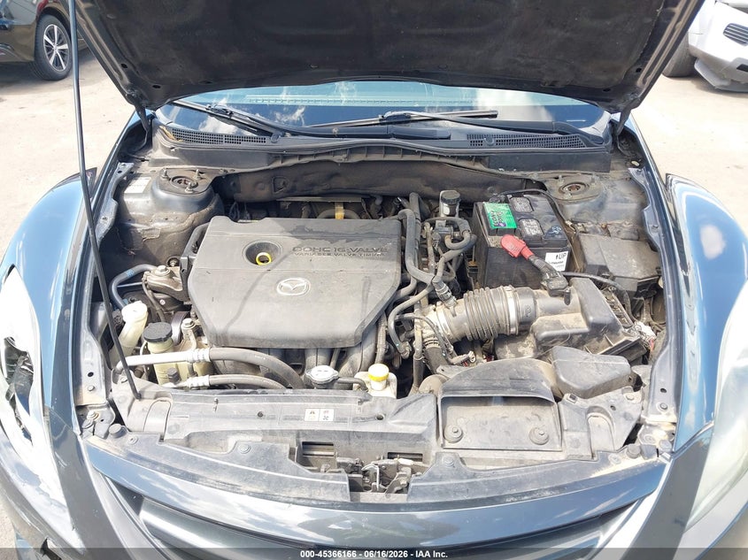 2012 MAZDA 6 SEDAN 2.5L I-4 DOHC, VVT, 168HP