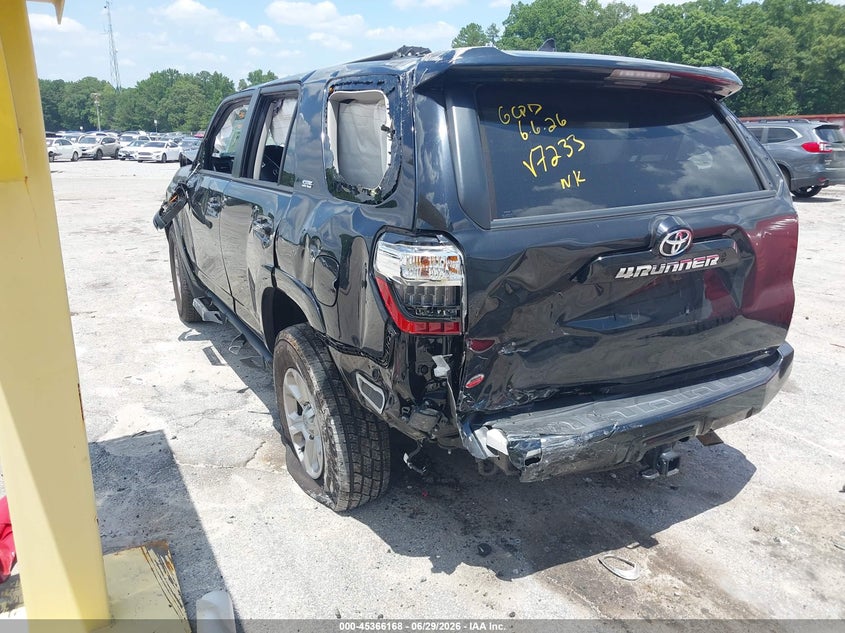 2024 TOYOTA 4RUNNER SPORT UTILITY VEHICLE 4.0L V-6 DOHC, VVT, 270HP