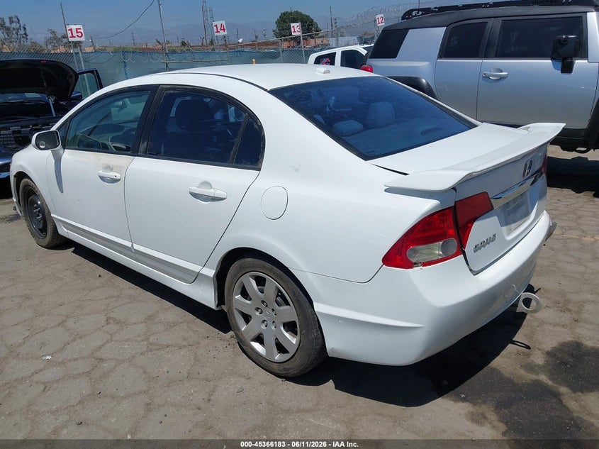 2009 HONDA CIVIC SEDAN 1.8L I-4 VVT, 140HP
