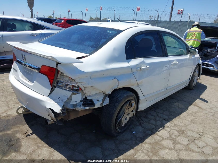 2009 HONDA CIVIC SEDAN 1.8L I-4 VVT, 140HP