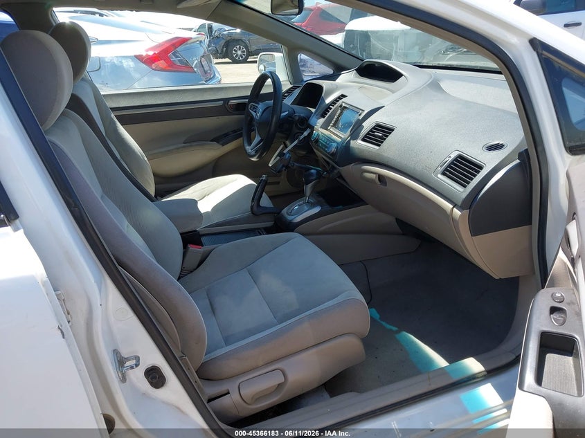 2009 HONDA CIVIC SEDAN 1.8L I-4 VVT, 140HP